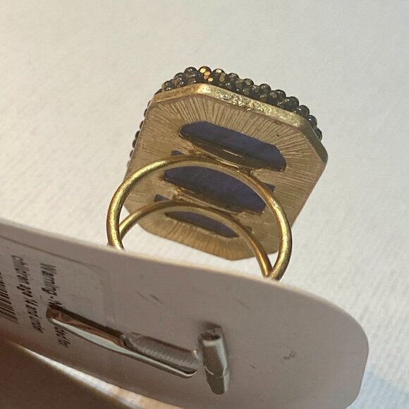 2/$25 ITEM ❤️: Blue stone adjustable statement ring - Picture 11 of 11